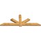 Ekena Millwork Kennewick Rough Sawn Timber Gable Bracket, Western Red Cedar, 96"W x 36"H x 4"D x 6"F, 9/12 Pitch GBW096X36X0406KEN00RWR - alternate 2